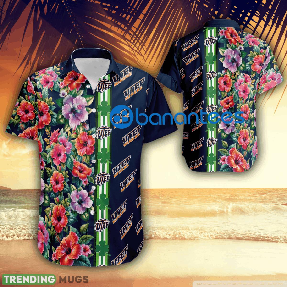 Hibiscus Flower UTEP Miners Logo Hawaiian Shirt Short Sleeve Gift Patricks Day - Hibiscus Flower UTEP Miners Logo Hawaiian Shirt Short Sleeve Gift Patricks Day Hibiscus Flower UTEP Miners Logo Hawaiian Shirt Short Sleeve Gift Patricks Day - Hibiscus Flower UTEP Miners Logo Hawaiian Shirt Short Sleeve Gift Patricks Day