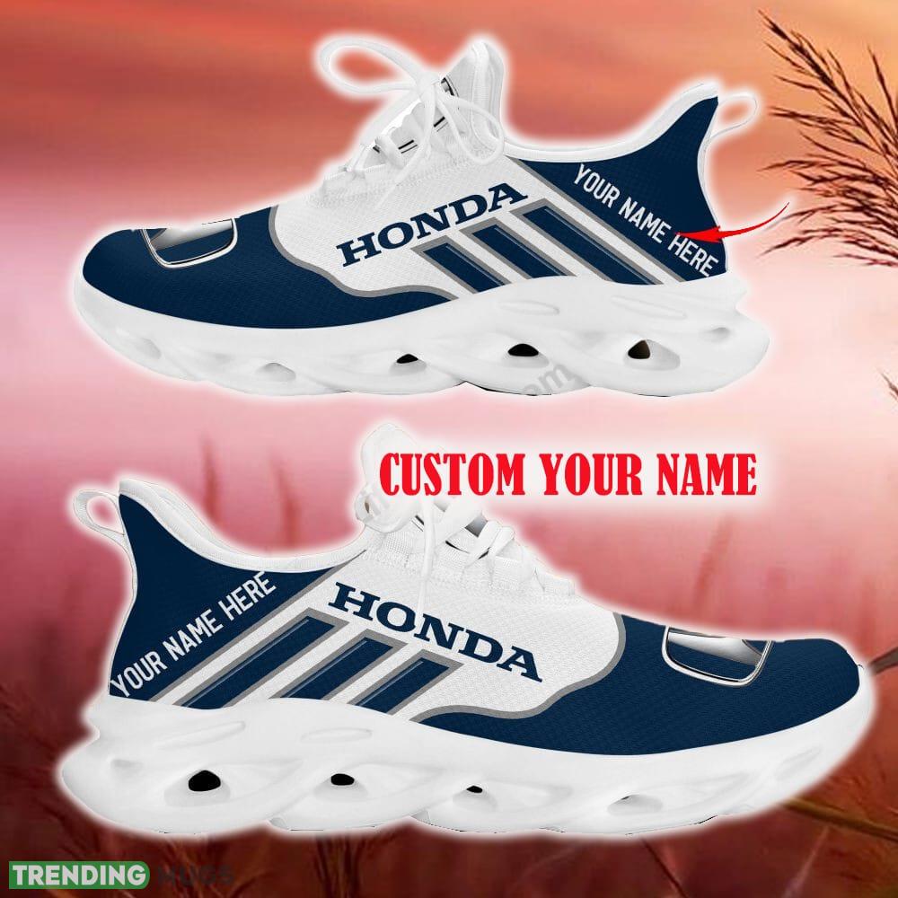 Honda Navy Car Logo Max Soul Sneakers For Fans Team Running Shoes Gift Men And Women - Honda Max Soul Shoes New Car_12 Honda Navy Car Logo Max Soul Sneakers For Fans Team Running Shoes Gift Men And Women - Honda Max Soul Shoes New Car_12