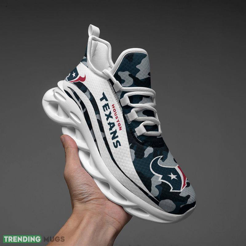 Houston Texans Camo Pattern Max Soul Shoes Fusion Sport Sneakers Max Soul Houston Texans Camo Pattern Max Soul Shoes Fusion Sport Sneakers Max Soul