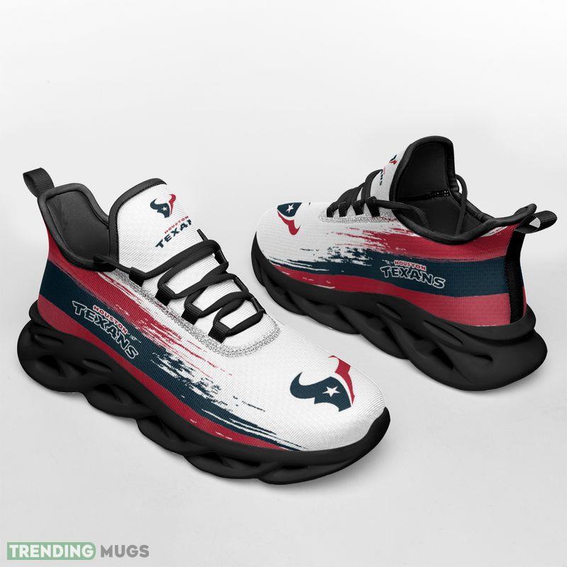 Houston Texans Color Streak Pattern Max Soul Shoes Creative Sport Sneakers Max Soul Houston Texans Color Streak Pattern Max Soul Shoes Creative Sport Sneakers Max Soul