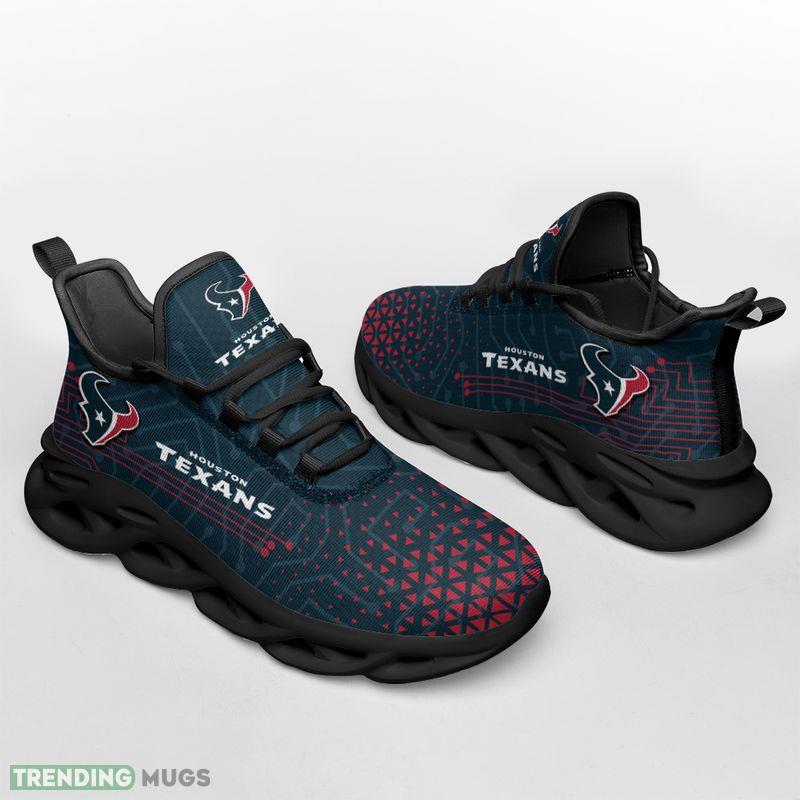Houston Texans Electrical Circuit Max Soul Shoes Stride Chunky Sneakers Max Soul Houston Texans Electrical Circuit Max Soul Shoes Stride Chunky Sneakers Max Soul