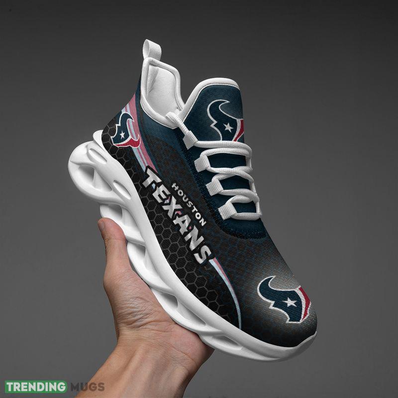 Houston Texans Honeycomb Pattern Max Soul Shoes Fashion-forward Running Sneakers - Houston Texans Honeycomb Pattern Max Soul Shoes_1 Houston Texans Honeycomb Pattern Max Soul Shoes Fashion-forward Running Sneakers - Houston Texans Honeycomb Pattern Max Soul Shoes_1