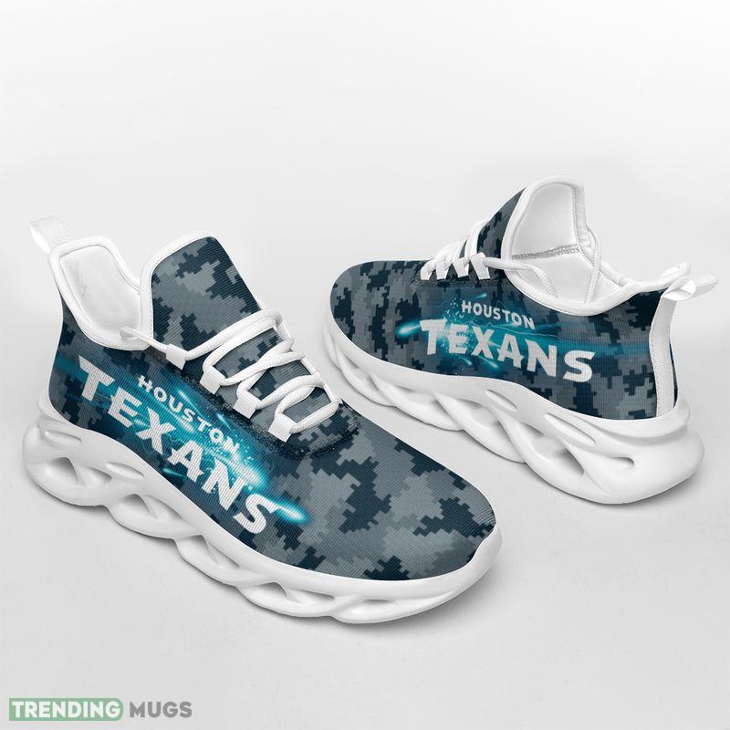 Houston Texans Knitted Camouflage Max Soul Shoes Trendsetting Sport Sneakers - Houston Texans Knitted Camouflage Max Soul Shoes_1 Houston Texans Knitted Camouflage Max Soul Shoes Trendsetting Sport Sneakers - Houston Texans Knitted Camouflage Max Soul Shoes_1