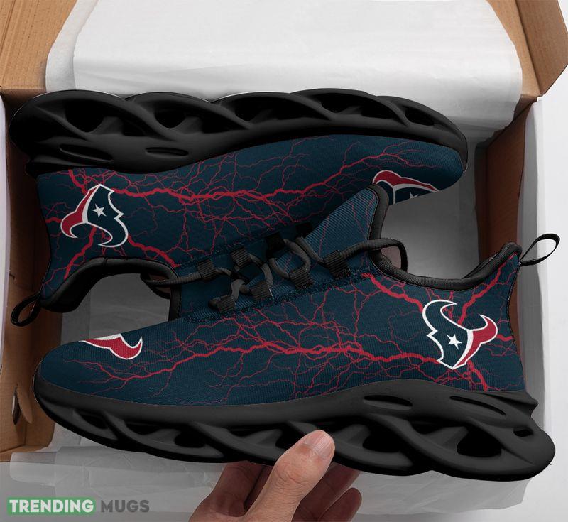 Houston Texans Lightning Pattern Max Soul Shoes Sleek Running Sneakers Max Soul Houston Texans Lightning Pattern Max Soul Shoes Sleek Running Sneakers Max Soul