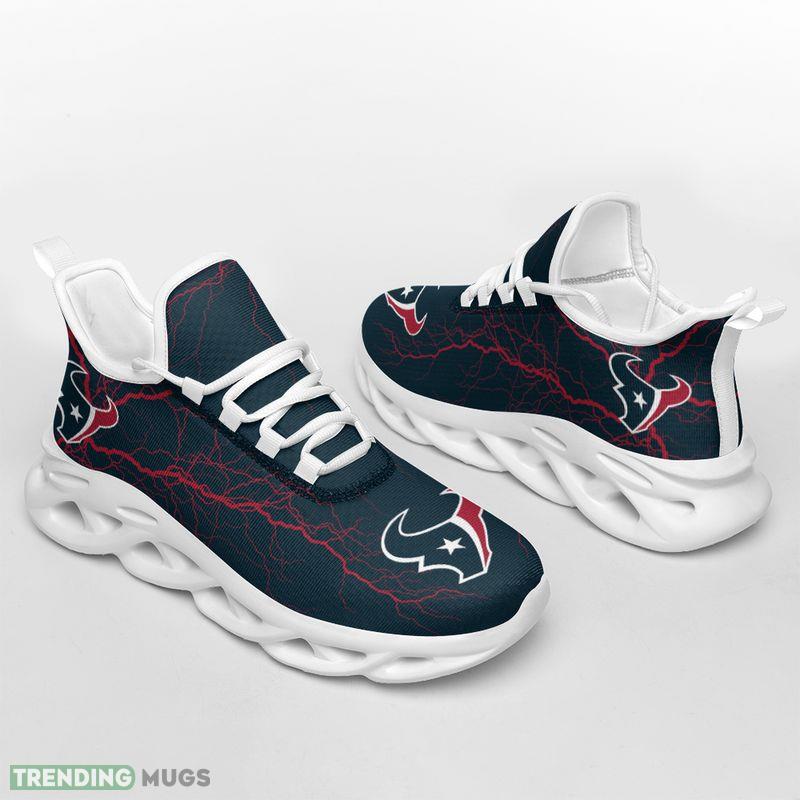Houston Texans Lightning Pattern Max Soul Shoes Sleek Running Sneakers Max Soul Houston Texans Lightning Pattern Max Soul Shoes Sleek Running Sneakers Max Soul