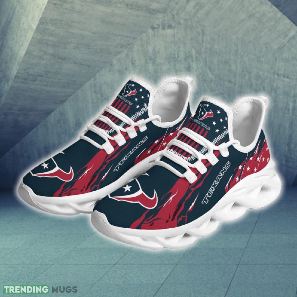 Houston Texans Stars and Stripes Style Chunky Shoes New Max Soul Sneakers Men Gift Max Soul Houston Texans Stars and Stripes Style Chunky Shoes New Max Soul Sneakers Men Gift Max Soul