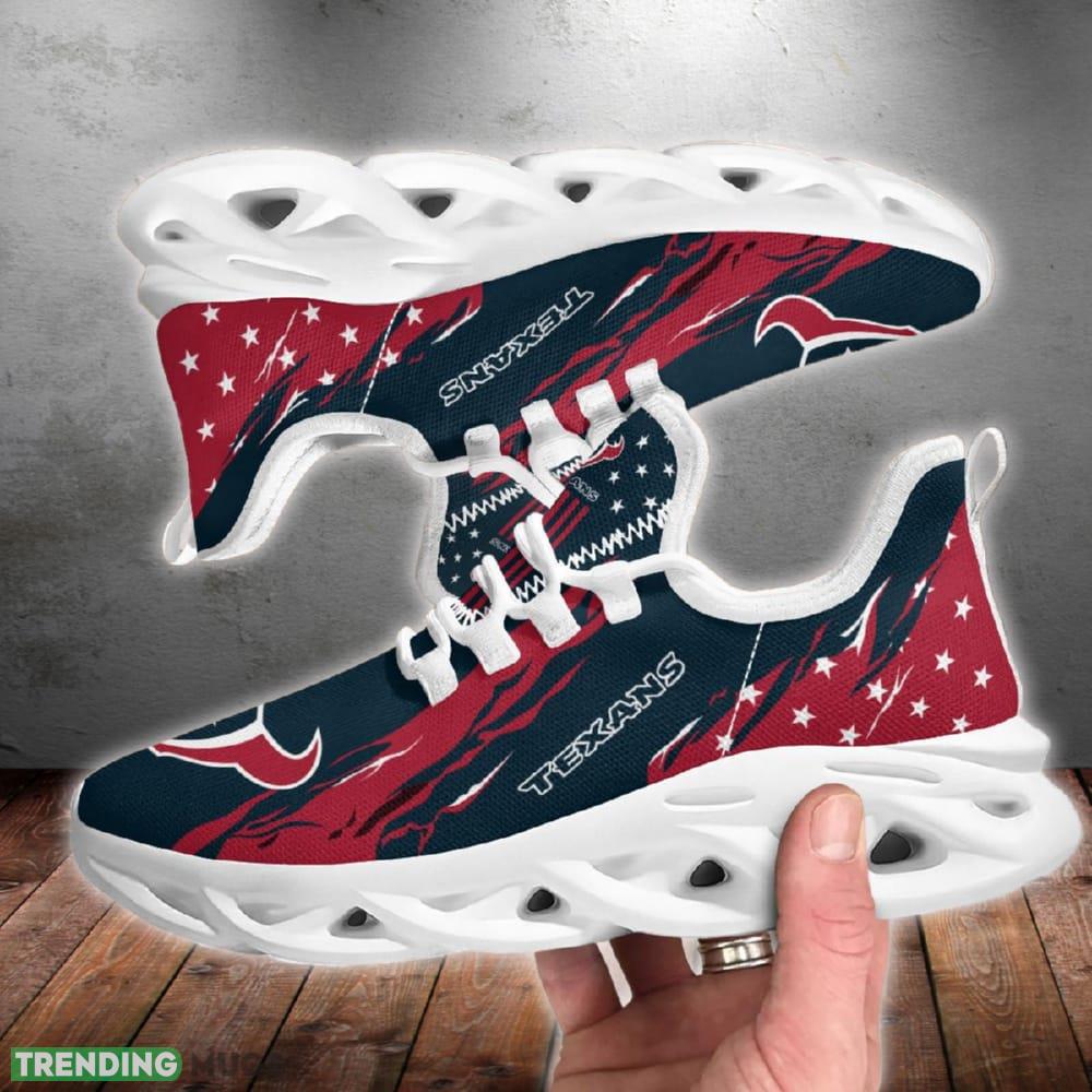 Houston Texans Stars and Stripes Style Chunky Shoes New Max Soul Sneakers Men Gift Max Soul Houston Texans Stars and Stripes Style Chunky Shoes New Max Soul Sneakers Men Gift Max Soul