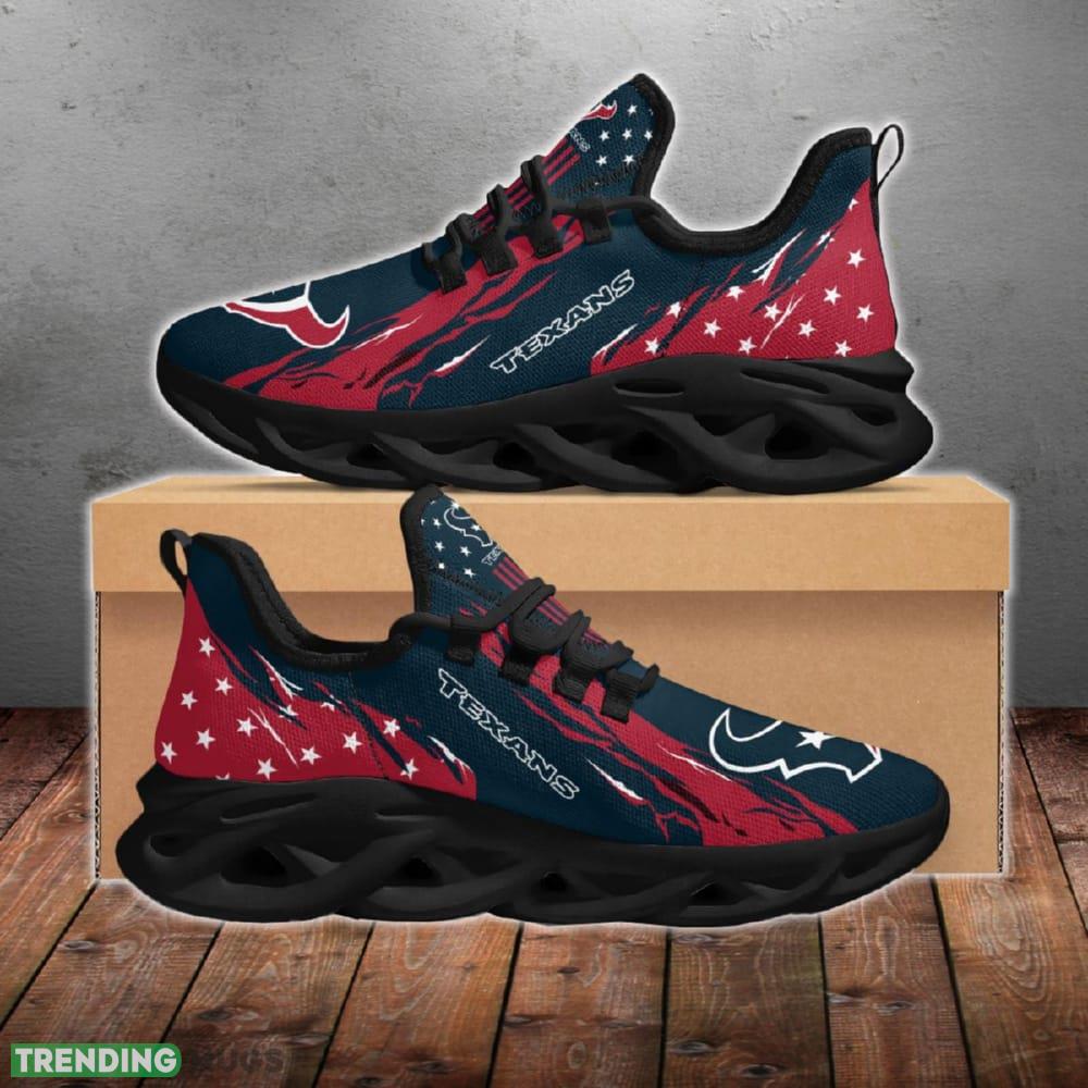 Houston Texans Stars and Stripes Style Chunky Shoes New Max Soul Sneakers Men Gift Max Soul Houston Texans Stars and Stripes Style Chunky Shoes New Max Soul Sneakers Men Gift Max Soul