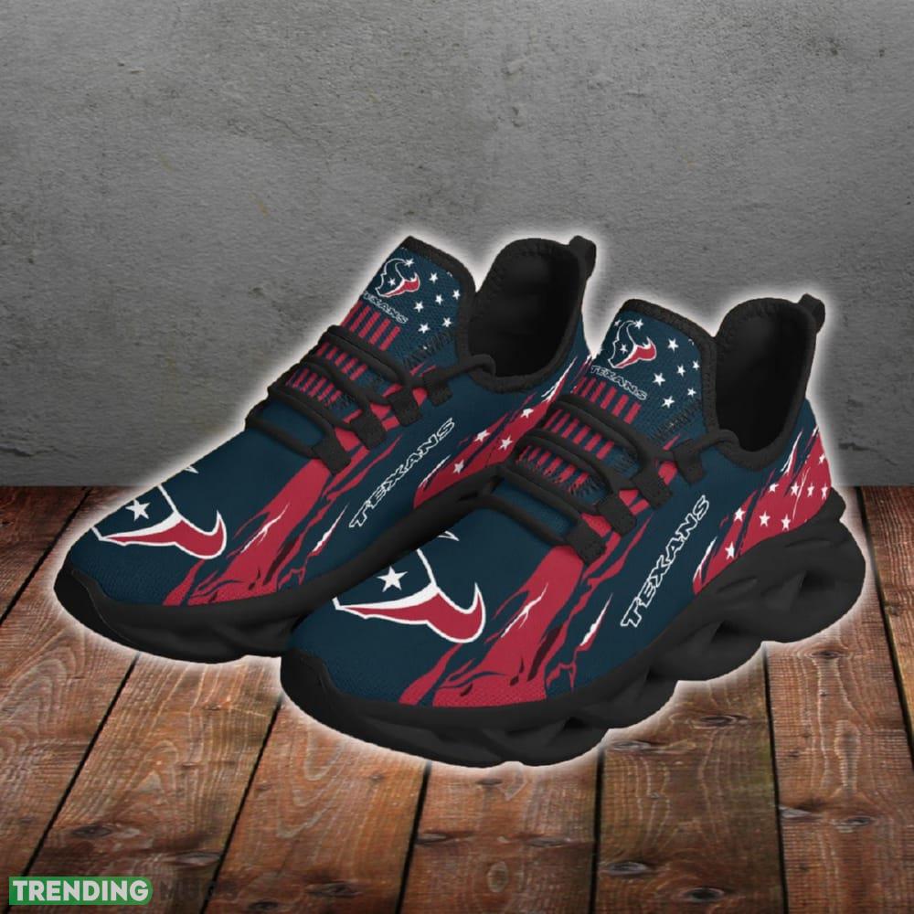 Houston Texans Stars and Stripes Style Chunky Shoes New Max Soul Sneakers Men Gift Max Soul Houston Texans Stars and Stripes Style Chunky Shoes New Max Soul Sneakers Men Gift Max Soul