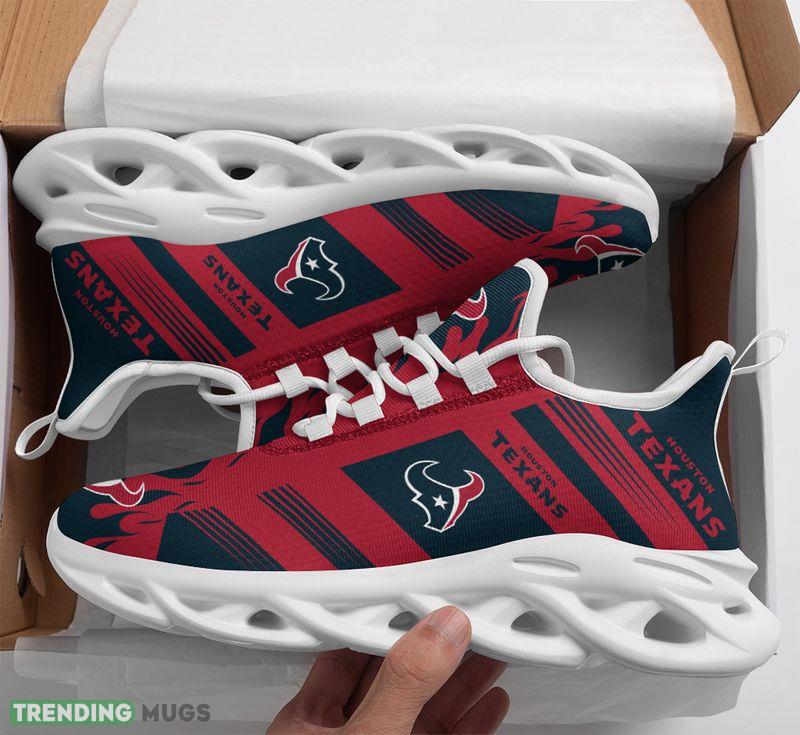 Houston Texans Stripe and Fire Pattern Max Soul Shoes Fresh Sport Sneakers - Houston Texans Stripe and Fire Pattern Max Soul Shoes_1 Houston Texans Stripe and Fire Pattern Max Soul Shoes Fresh Sport Sneakers - Houston Texans Stripe and Fire Pattern Max Soul Shoes_1