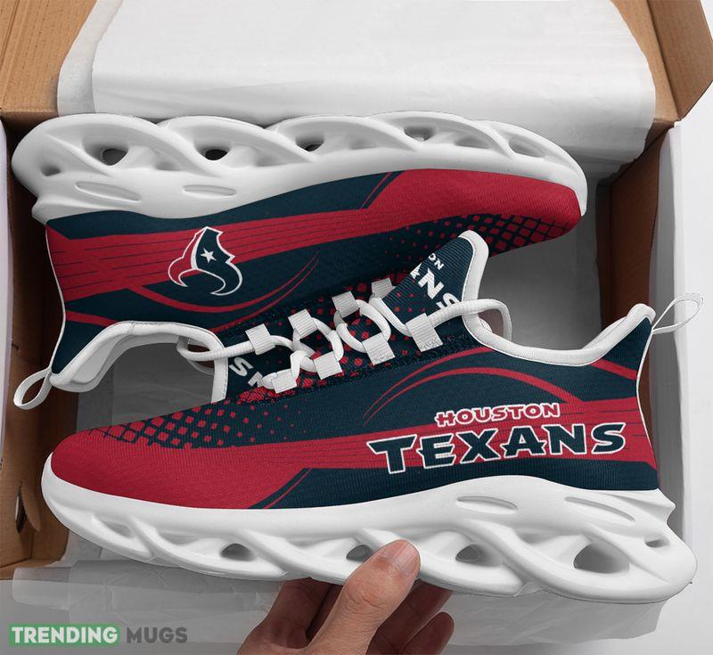 Houston Texans Waves Pattern Max Soul Shoes Chic Chunky Sneakers - Houston Texans Waves Pattern Max Soul Shoes_1 Houston Texans Waves Pattern Max Soul Shoes Chic Chunky Sneakers - Houston Texans Waves Pattern Max Soul Shoes_1