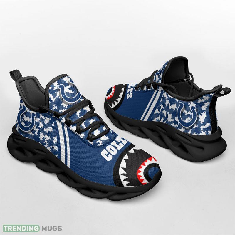 Indianapolis Colts Camo Bape Max Soul Black Or White Soles Shoes Collection Chunky Sneakers Max Soul Indianapolis Colts Camo Bape Max Soul Black Or White Soles Shoes Collection Chunky Sneakers Max Soul
