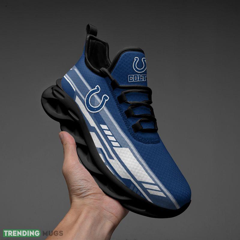 Indianapolis Colts Line Partern Max Soul Shoes Design Chunky Sneakers Max Soul Indianapolis Colts Line Partern Max Soul Shoes Design Chunky Sneakers Max Soul
