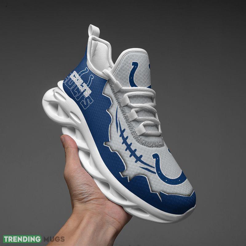 Indianapolis Colts Max Soul Shoes Footwear Sport Sneakers - Indianapolis Colts Max Soul Shoes_1 Indianapolis Colts Max Soul Shoes Footwear Sport Sneakers - Indianapolis Colts Max Soul Shoes_1