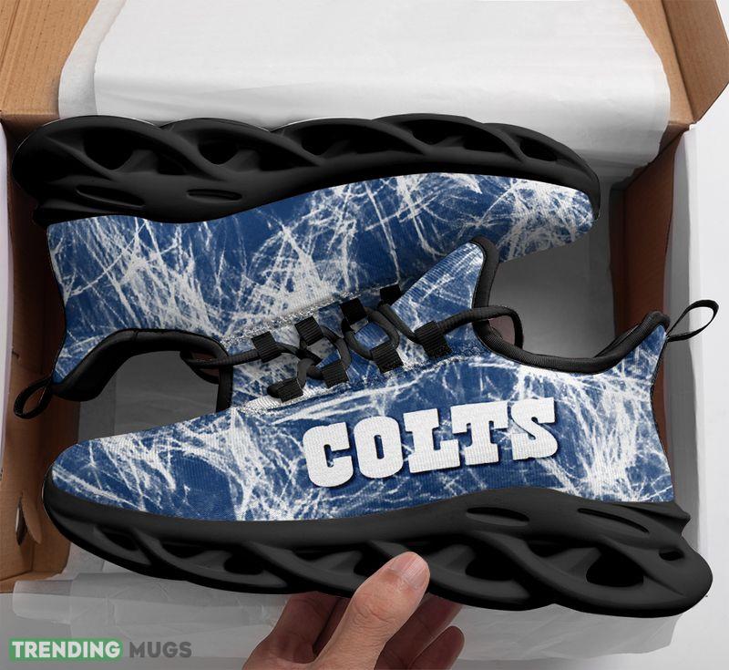Indianapolis Colts Smoke Pattern Print Max Soul Shoes Sign Running Sneakers Max Soul Indianapolis Colts Smoke Pattern Print Max Soul Shoes Sign Running Sneakers Max Soul