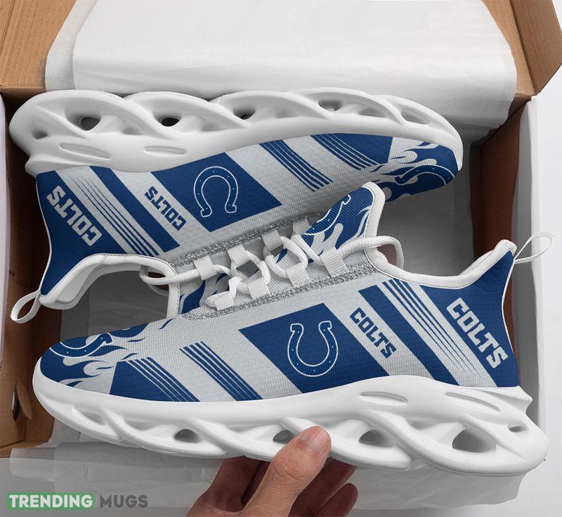 Indianapolis Colts Stripe and Fire Pattern Max Soul Shoes Branding Sport Sneakers - Indianapolis Colts Stripe and Fire Pattern Max Soul Shoes_1 Indianapolis Colts Stripe and Fire Pattern Max Soul Shoes Branding Sport Sneakers - Indianapolis Colts Stripe and Fire Pattern Max Soul Shoes_1