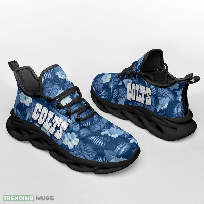 Indianapolis Colts Tropical Flowers Print Max Soul Shoes Recognition Sport Sneakers Max Soul Indianapolis Colts Tropical Flowers Print Max Soul Shoes Recognition Sport Sneakers Max Soul
