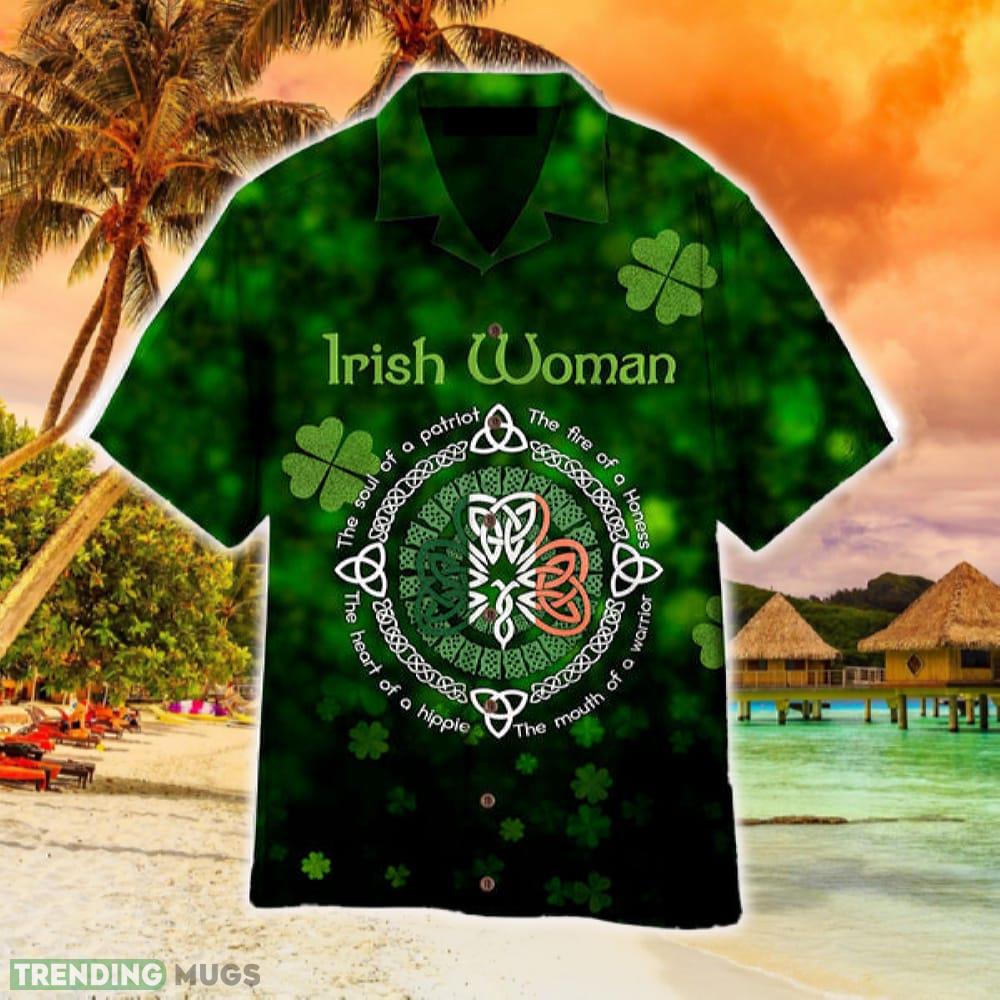 Irish Woman Happy St Patrick Hawaiian Shirt Summer For Men And Women - Irish Woman Happy St Patrick Hawaiian Shirt Aloha For Men And Women_1 Irish Woman Happy St Patrick Hawaiian Shirt Summer For Men And Women - Irish Woman Happy St Patrick Hawaiian Shirt Aloha For Men And Women_1