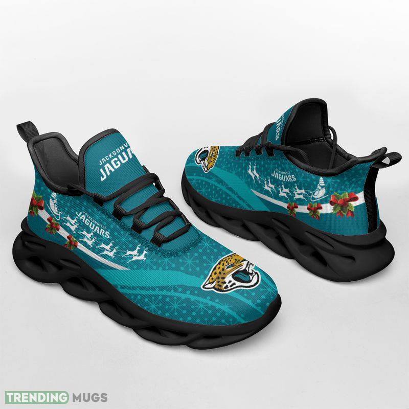 Jacksonville Jaguars Christmas Pattern Max Soul Shoes Motif Chunky Sneakers Max Soul Jacksonville Jaguars Christmas Pattern Max Soul Shoes Motif Chunky Sneakers Max Soul