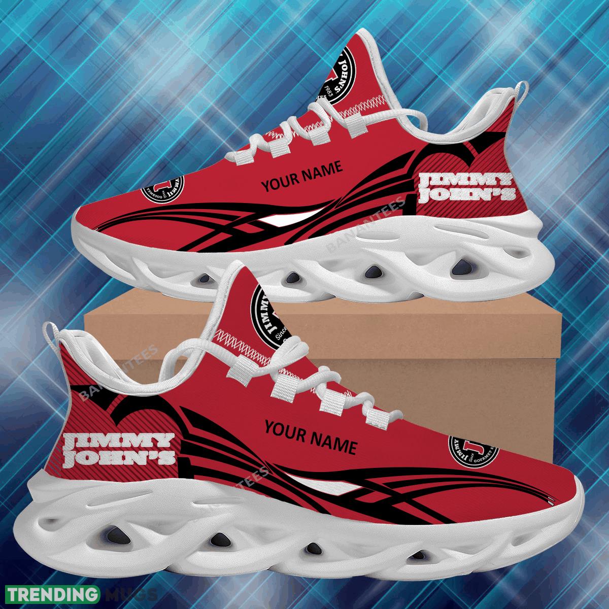 Jimmy John's Max Soul Shoes New Personalized Representation Running Sneakers For Fans Gift Max Soul Jimmy John's Max Soul Shoes New Personalized Representation Running Sneakers For Fans Gift Max Soul