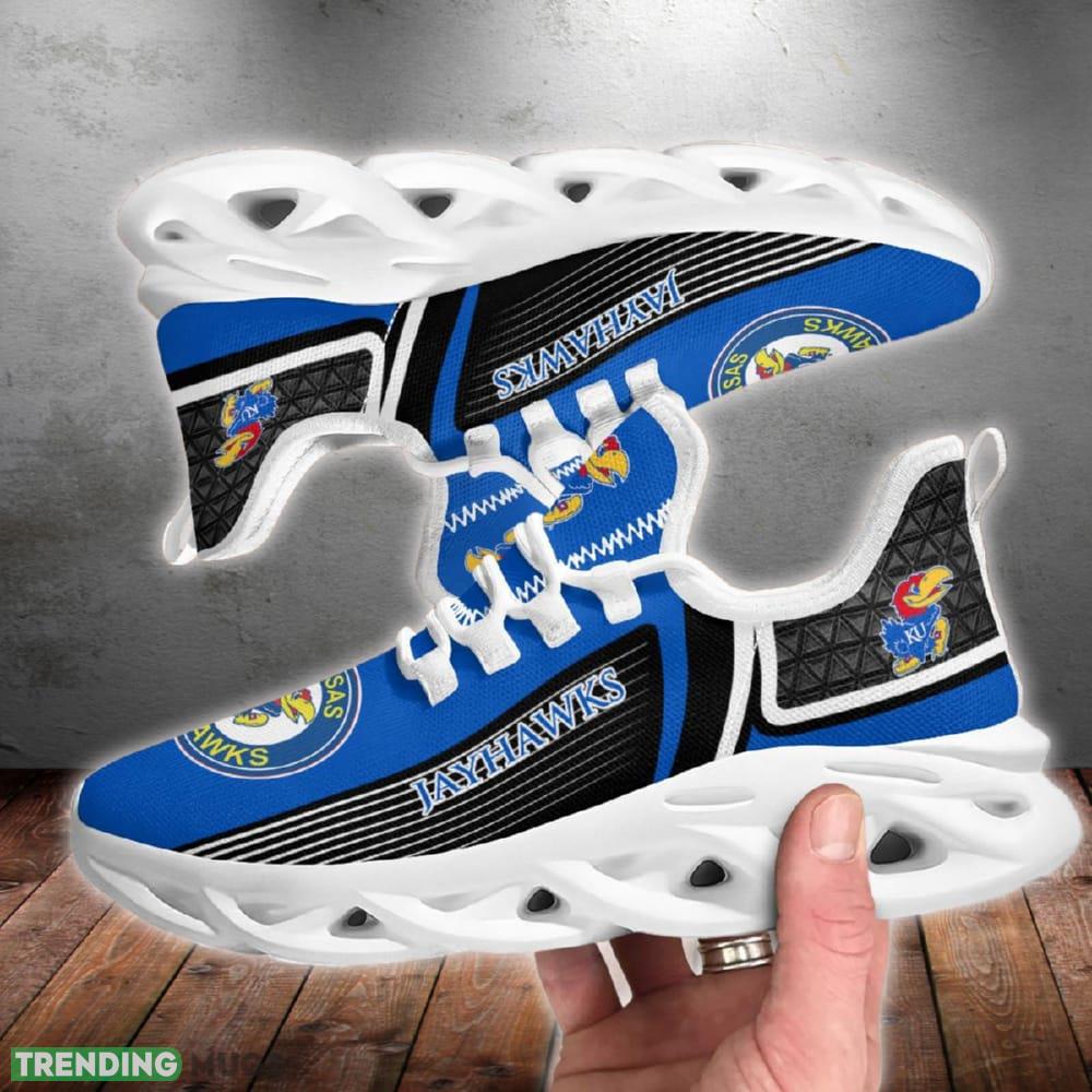Kansas Jayhawks Fan Graphic Chunky Shoes New Max Soul Sneakers Men Gift Max Soul Kansas Jayhawks Fan Graphic Chunky Shoes New Max Soul Sneakers Men Gift Max Soul