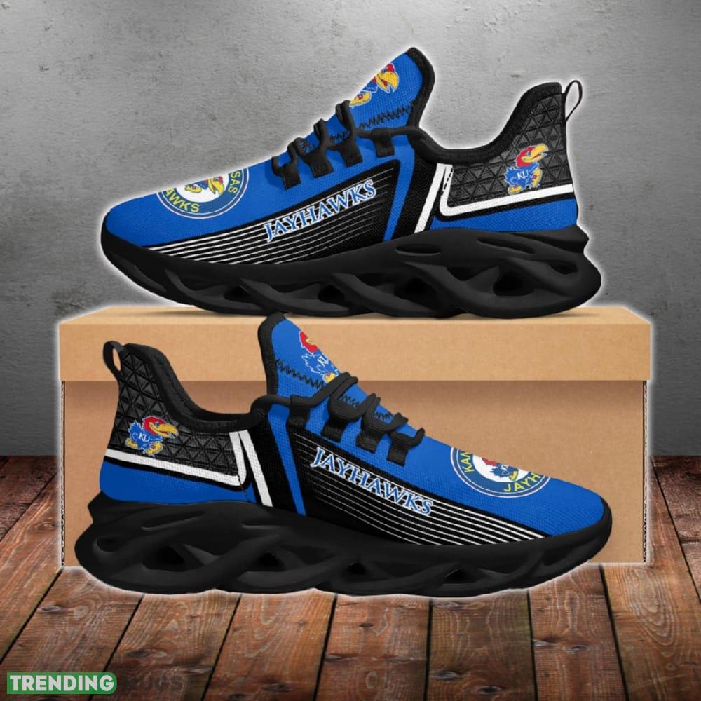 Kansas Jayhawks Fan Graphic Chunky Shoes New Max Soul Sneakers Men Gift Max Soul Kansas Jayhawks Fan Graphic Chunky Shoes New Max Soul Sneakers Men Gift Max Soul