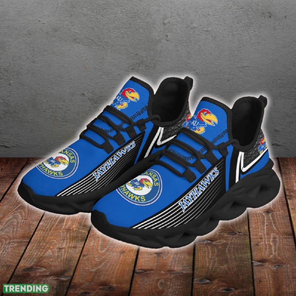 Kansas Jayhawks Fan Graphic Chunky Shoes New Max Soul Sneakers Men Gift Max Soul Kansas Jayhawks Fan Graphic Chunky Shoes New Max Soul Sneakers Men Gift Max Soul