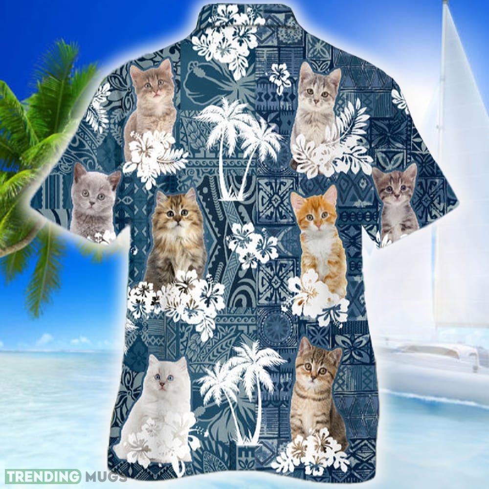 Kitten Hawaiian Shirt Cat Lover Summer Gift For Men Women Beach Hawaiian Shirt Kitten Hawaiian Shirt Cat Lover Summer Gift For Men Women Beach Hawaiian Shirt