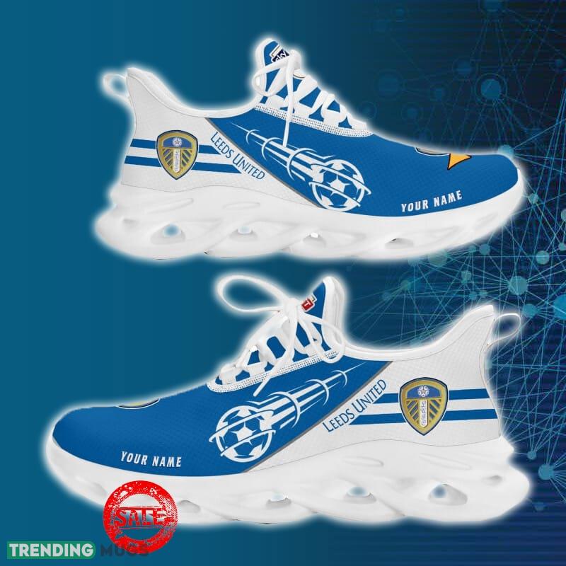 Leeds United FC Sports Shoes Custom Name Fans Gift Max Soul Sneakers New Ideas Max Soul Leeds United FC Sports Shoes Custom Name Fans Gift Max Soul Sneakers New Ideas Max Soul