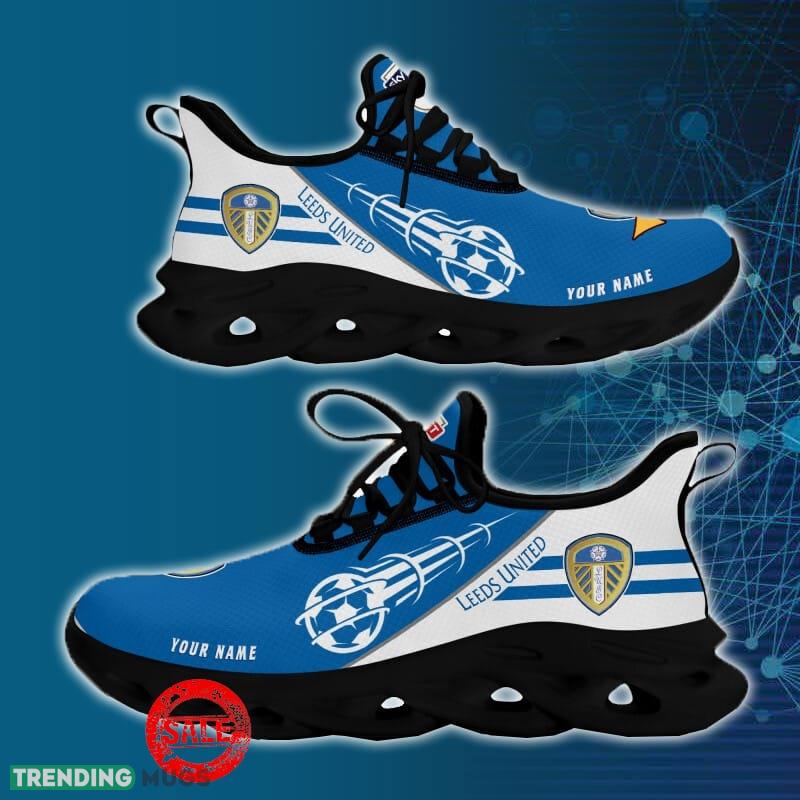 Leeds United FC Sports Shoes Custom Name Fans Gift Max Soul Sneakers New Ideas Max Soul Leeds United FC Sports Shoes Custom Name Fans Gift Max Soul Sneakers New Ideas Max Soul