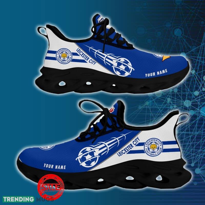 Leicester City FC Sports Shoes Custom Name Fans Gift Max Soul Sneakers New Ideas Max Soul Leicester City FC Sports Shoes Custom Name Fans Gift Max Soul Sneakers New Ideas Max Soul