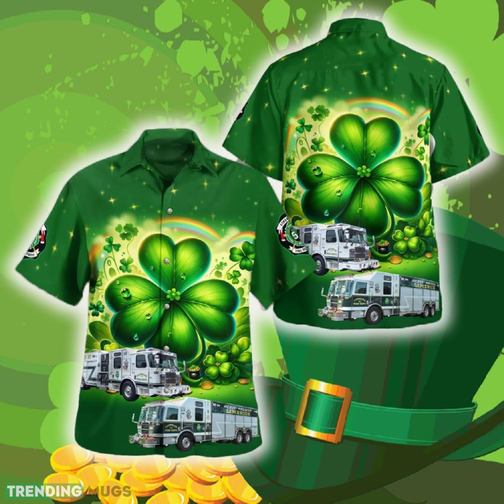 Limerick, PA, Limerick Fire Department St Patrick's Day Hawaiian Shirt Summer Gift Ideas Beach Men Women Hawaiian Shirt Limerick, PA, Limerick Fire Department St Patrick's Day Hawaiian Shirt Summer Gift Ideas Beach Men Women - Limerick, PA, Limerick Fire Department St Patrick's Day Hawaiian Shirt Summer Gift Ideas Beach Men Women