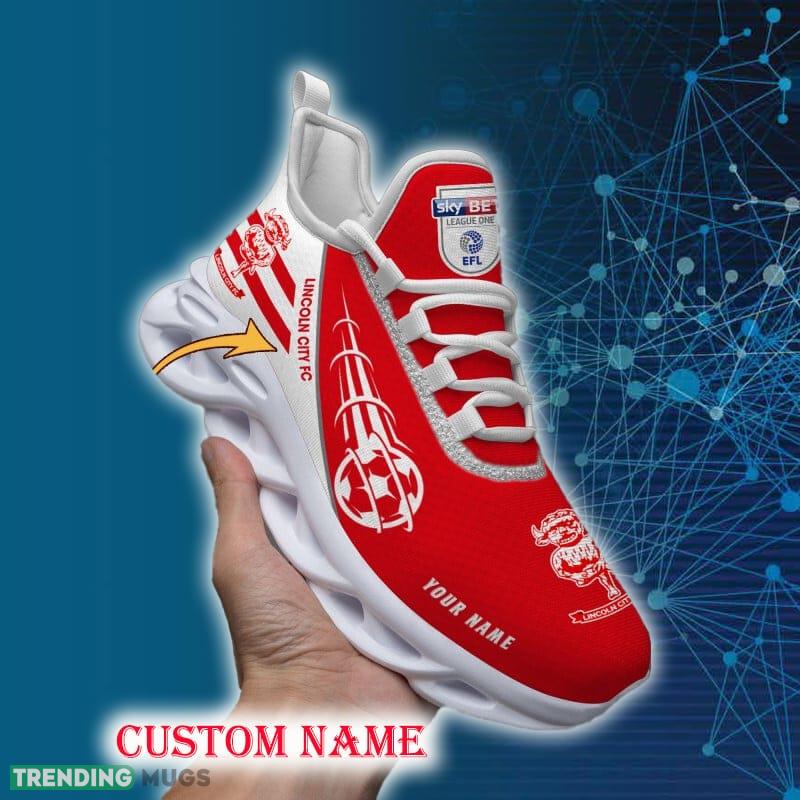 Lincoln City FC Sports Shoes Custom Name Fans Gift Max Soul Sneakers New Ideas - Lincoln City FC Chunky Sneakers Personalized_1 Lincoln City FC Sports Shoes Custom Name Fans Gift Max Soul Sneakers New Ideas - Lincoln City FC Chunky Sneakers Personalized_1
