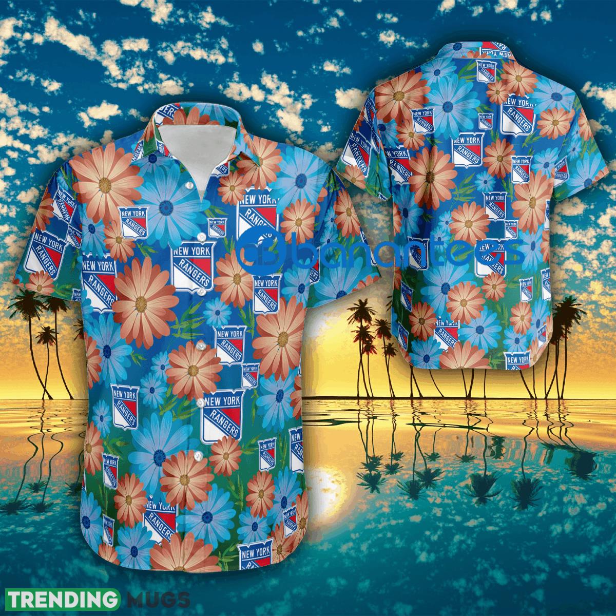 Logo New York Rangers Beach Hawaiian Shirt AOP Style Flower For Men And Women - Logo New York Rangers Beach Hawaiian Shirt AOP Style Flower For Men And Women Logo New York Rangers Beach Hawaiian Shirt AOP Style Flower For Men And Women - Logo New York Rangers Beach Hawaiian Shirt AOP Style Flower For Men And Women