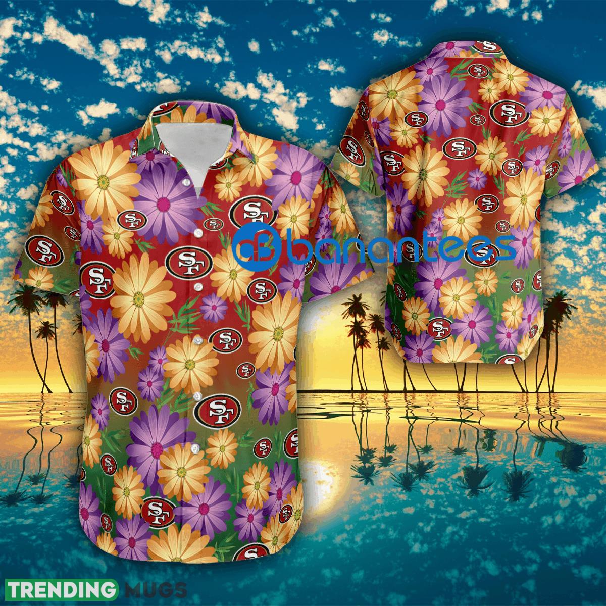 Logo San Francisco 49ers Beach Hawaiian Shirt All Over Print Style Flower For Fans - Logo San Francisco 49ers Beach Hawaiian Shirt All Over Print Style Flower For Fans Logo San Francisco 49ers Beach Hawaiian Shirt All Over Print Style Flower For Fans - Logo San Francisco 49ers Beach Hawaiian Shirt All Over Print Style Flower For Fans