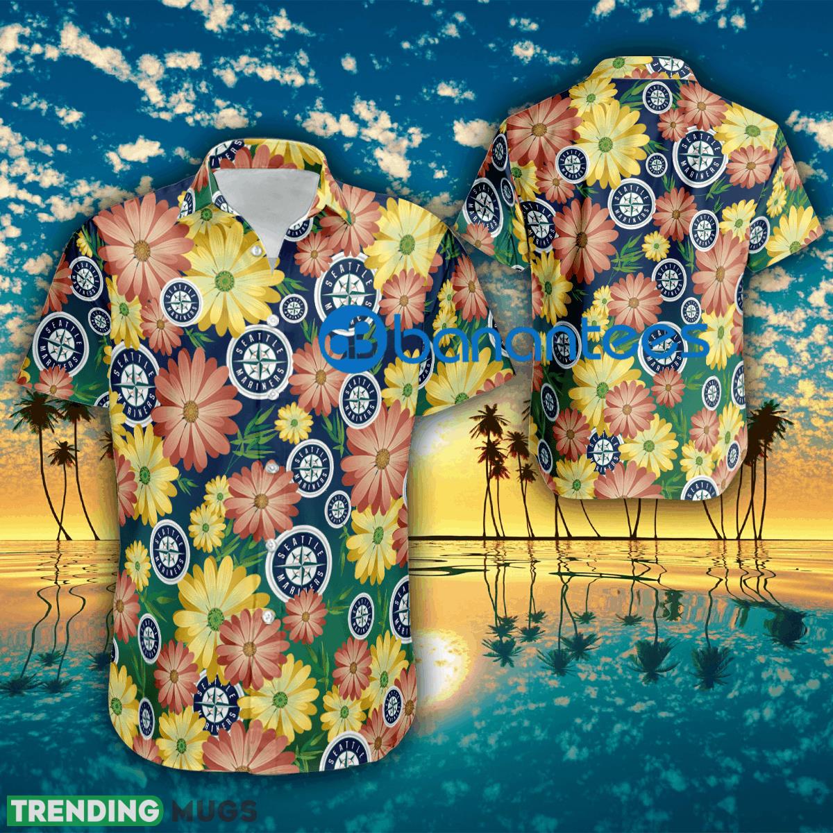 Logo Seattle Mariners Beach Hawaiian Shirt All Over Print Style Flower For Men And Women - Logo Seattle Mariners Beach Hawaiian Shirt All Over Print Style Flower For Men And Women Logo Seattle Mariners Beach Hawaiian Shirt All Over Print Style Flower For Men And Women - Logo Seattle Mariners Beach Hawaiian Shirt All Over Print Style Flower For Men And Women