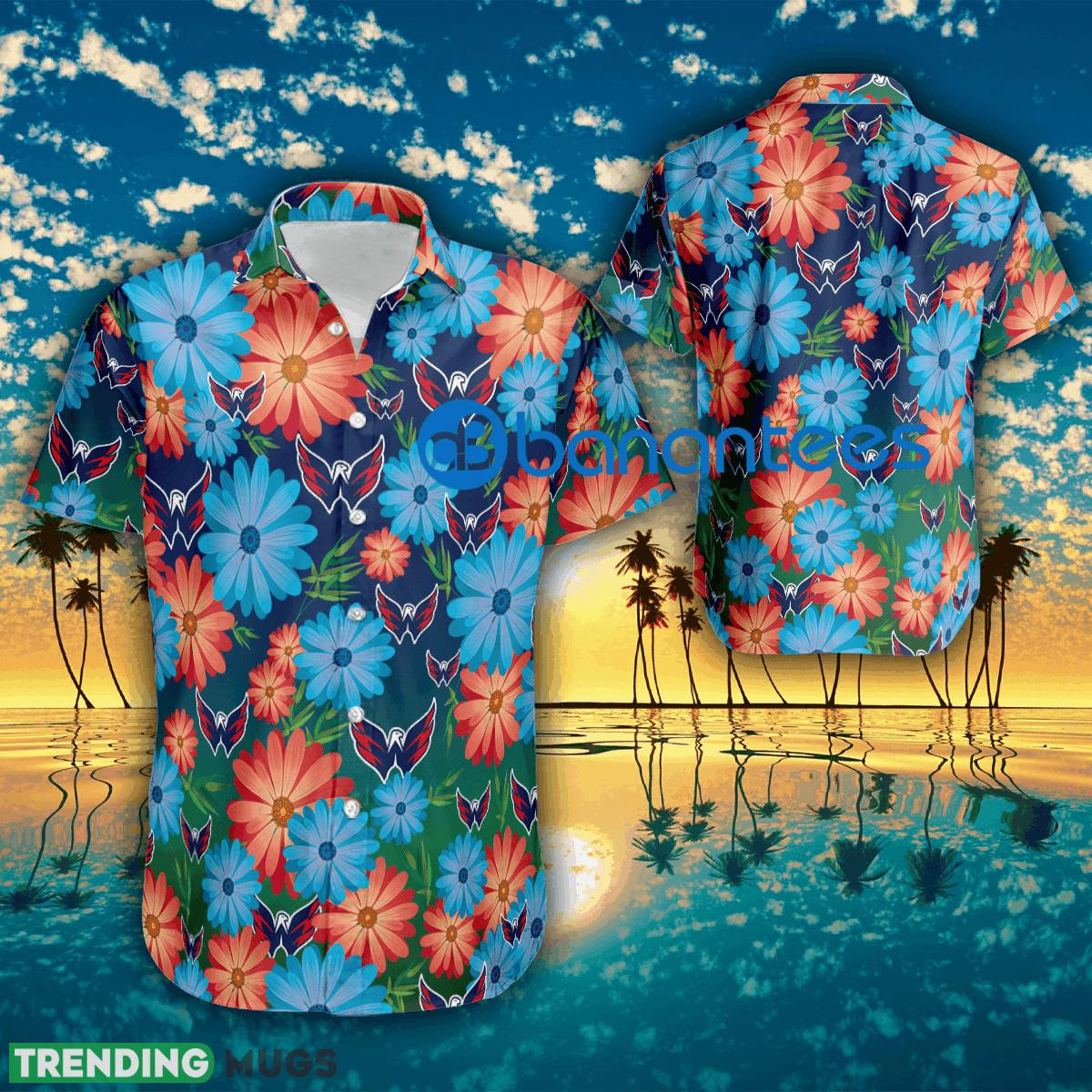 Logo Washington Capitals Flower Beach Hawaiian Shirt All Over Print Beach For Fans - Logo Washington Capitals Flower Beach Hawaiian Shirt All Over Print Beach For Fans Logo Washington Capitals Flower Beach Hawaiian Shirt All Over Print Beach For Fans - Logo Washington Capitals Flower Beach Hawaiian Shirt All Over Print Beach For Fans