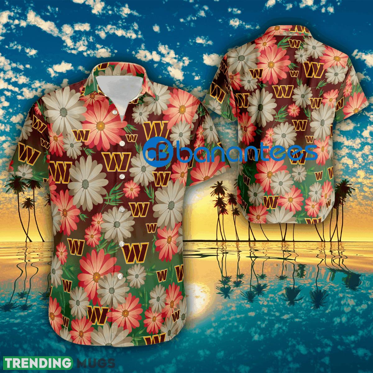 Logo Washington Commanders Beach 3D Hawaiian Shirt Style Flower For Men And Women - Logo Washington Commanders Beach 3D Hawaiian Shirt Style Flower For Men And Women Logo Washington Commanders Beach 3D Hawaiian Shirt Style Flower For Men And Women - Logo Washington Commanders Beach 3D Hawaiian Shirt Style Flower For Men And Women