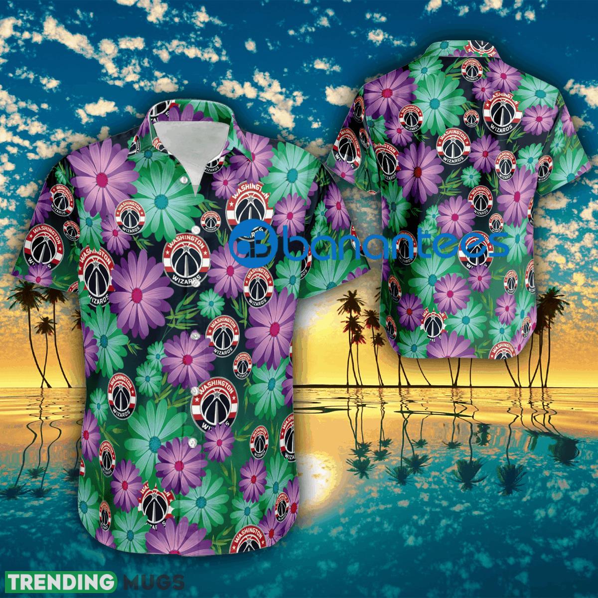 Logo Washington Wizards Flower Beach Hawaiian Shirt All Over Print Beach For Men And Women - Logo Washington Wizards Flower Beach Hawaiian Shirt All Over Print Beach For Men And Women Logo Washington Wizards Flower Beach Hawaiian Shirt All Over Print Beach For Men And Women - Logo Washington Wizards Flower Beach Hawaiian Shirt All Over Print Beach For Men And Women
