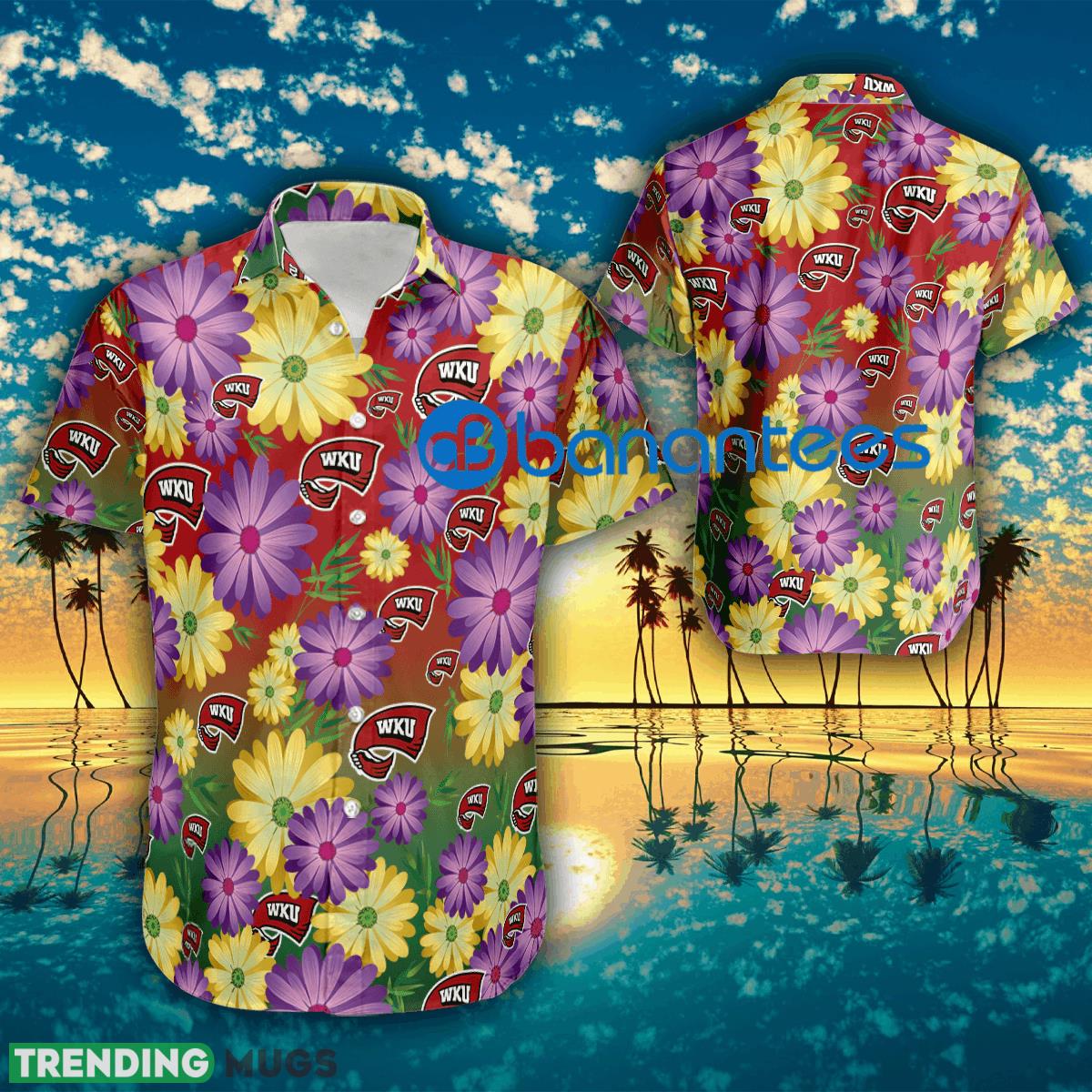 Logo Western Kentucky Hilltoppers Flower Beach 3D Hawaiian Shirt For Men And Women - Logo Western Kentucky Hilltoppers Flower Beach 3D Hawaiian Shirt For Men And Women Logo Western Kentucky Hilltoppers Flower Beach 3D Hawaiian Shirt For Men And Women - Logo Western Kentucky Hilltoppers Flower Beach 3D Hawaiian Shirt For Men And Women