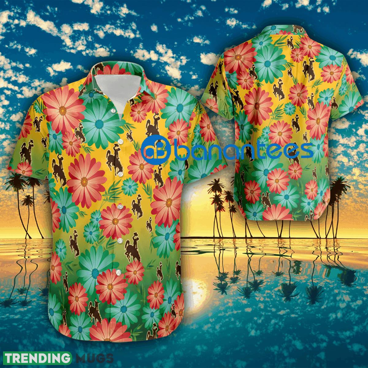 Logo Wyoming Cowboys Beach Hawaiian Shirt All Over Print Style Flower For Men And Women - Logo Wyoming Cowboys Beach Hawaiian Shirt All Over Print Style Flower For Men And Women Logo Wyoming Cowboys Beach Hawaiian Shirt All Over Print Style Flower For Men And Women - Logo Wyoming Cowboys Beach Hawaiian Shirt All Over Print Style Flower For Men And Women