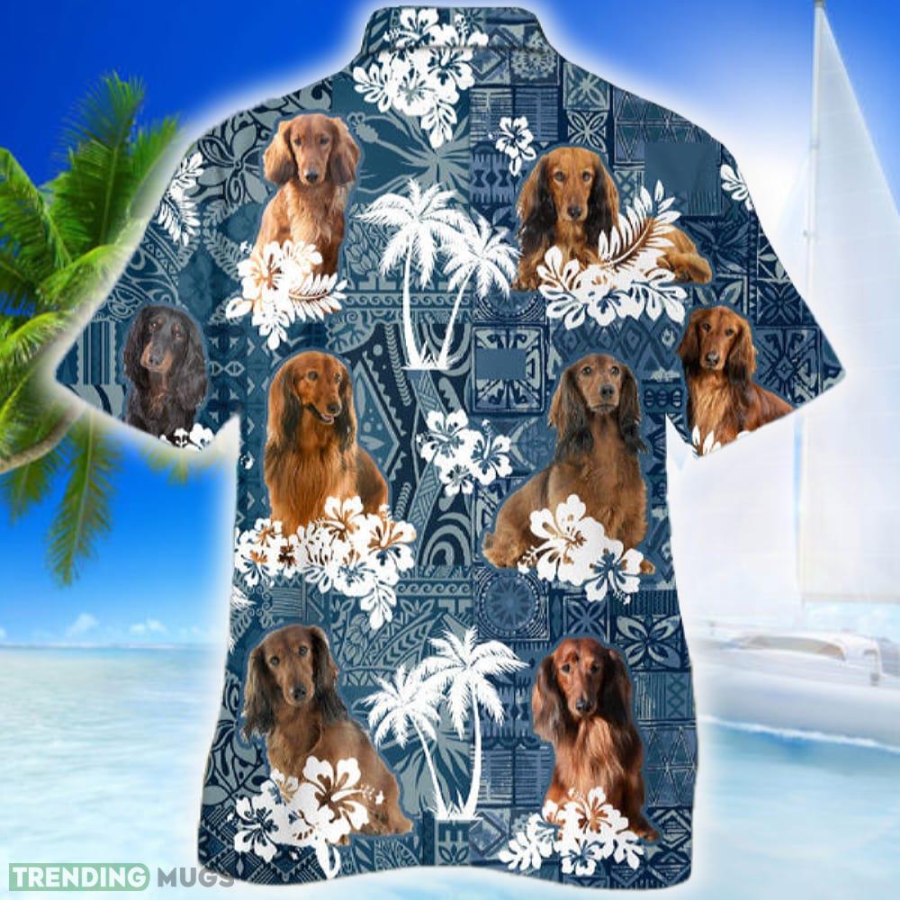 Long Haired Dachshund Hawaiian Shirt Dog Aloha Shirt For Men Women Beach Hawaiian Shirt Long Haired Dachshund Hawaiian Shirt Dog Aloha Shirt For Men Women Beach Hawaiian Shirt