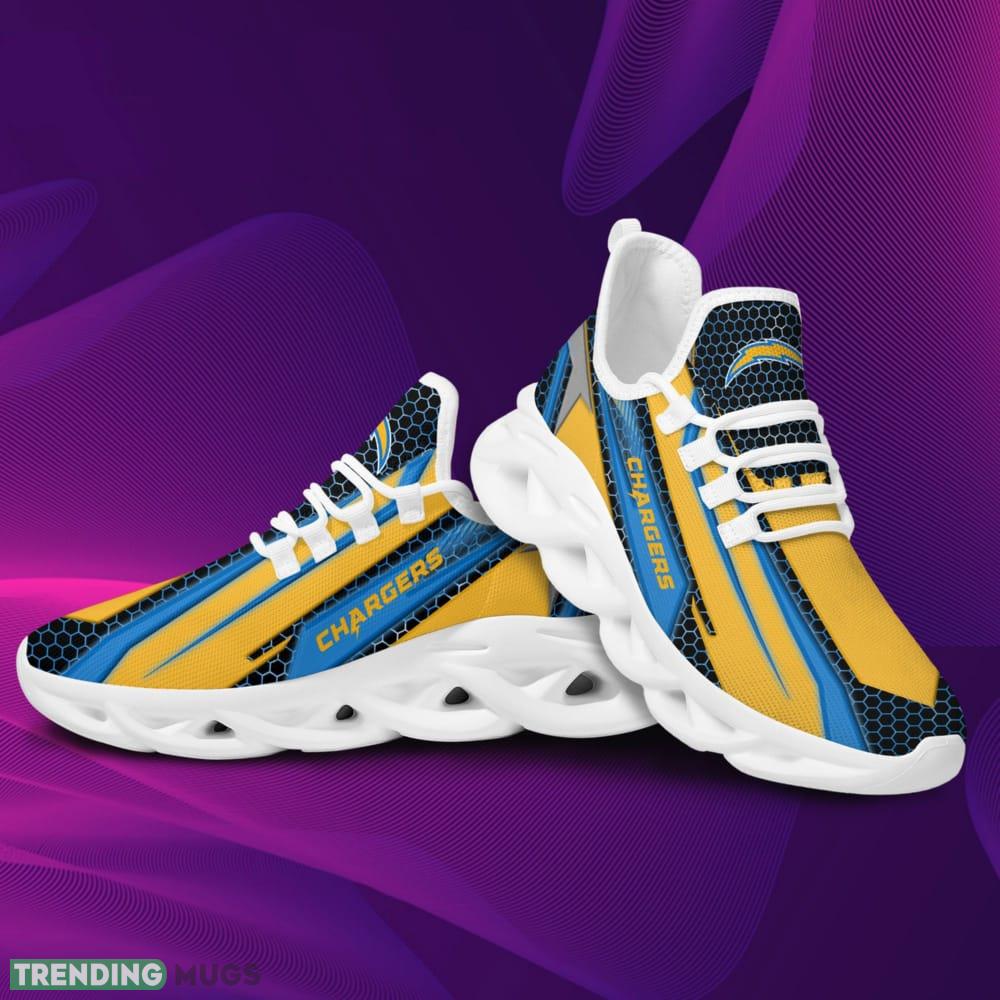 Los Angeles Chargers Geometric Hexagon Design Trending Max Soul Clunky Sneaker Shoes Max Soul Los Angeles Chargers Geometric Hexagon Design Trending Max Soul Clunky Sneaker Shoes Max Soul