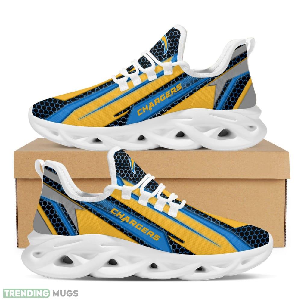 Los Angeles Chargers Geometric Hexagon Design Trending Max Soul Clunky Sneaker Shoes - Los Angeles Chargers Geometric Hexagon Design Trending Max Soul Clunky Sneaker Football Team Fans_1 Los Angeles Chargers Geometric Hexagon Design Trending Max Soul Clunky Sneaker Shoes - Los Angeles Chargers Geometric Hexagon Design Trending Max Soul Clunky Sneaker Football Team Fans_1