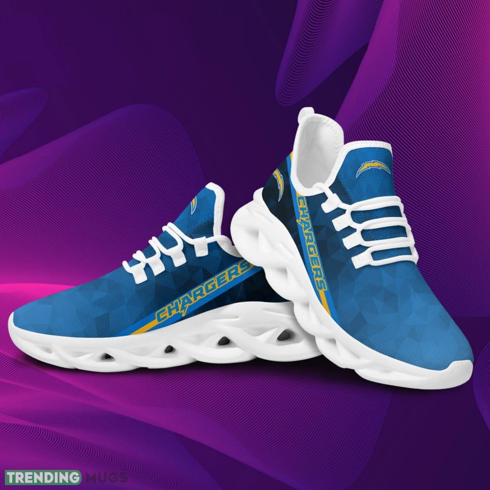 Los Angeles Chargers Polygonal Design Trending Max Soul Clunky Sneaker Shoes Max Soul Los Angeles Chargers Polygonal Design Trending Max Soul Clunky Sneaker Shoes Max Soul