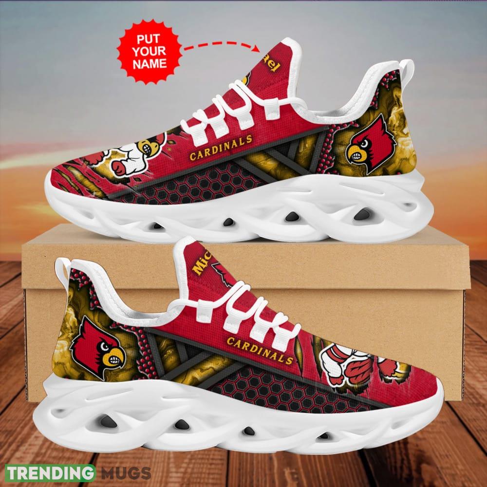 Louisville Cardinals Handmade Custom Name Max Soul Sneakers Luxury NCAA1 Shoes For Men Women Gift Chunky For Fans Hawaiian Shirt Louisville Cardinals Handmade Custom Name Max Soul Sneakers Luxury NCAA1 Shoes For Men Women Gift Chunky For Fans Hawaiian Shirt