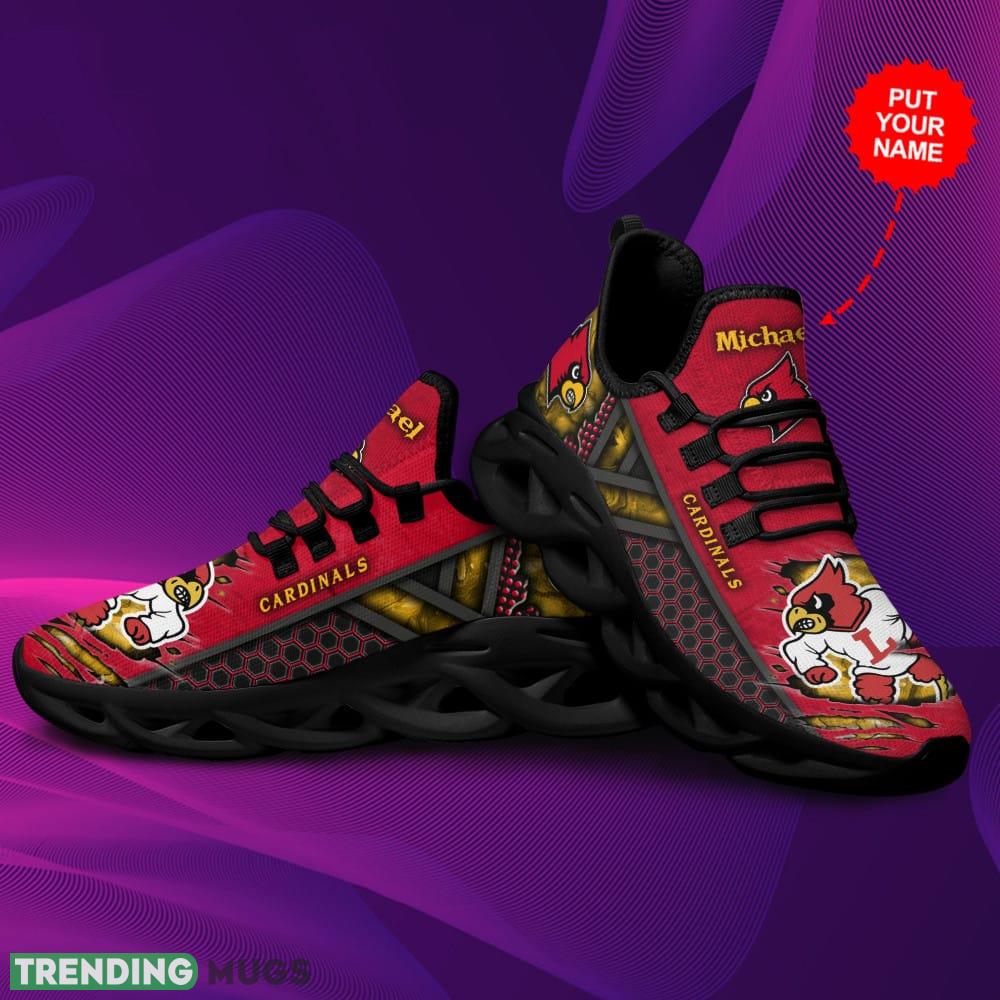 Louisville Cardinals Handmade Custom Name Max Soul Sneakers Luxury NCAA1 Shoes For Men Women Gift Chunky For Fans Hawaiian Shirt Louisville Cardinals Handmade Custom Name Max Soul Sneakers Luxury NCAA1 Shoes For Men Women Gift Chunky For Fans Hawaiian Shirt