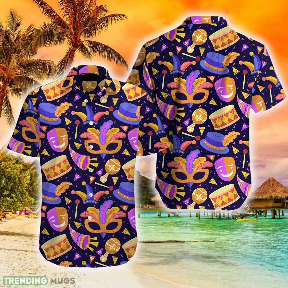 Mardi Gras Mask Pattern Hawaiian Shirt Summer For Men And Women Resort Hawaiian Shirt Mardi Gras Mask Pattern Hawaiian Shirt Summer For Men And Women Resort Hawaiian Shirt