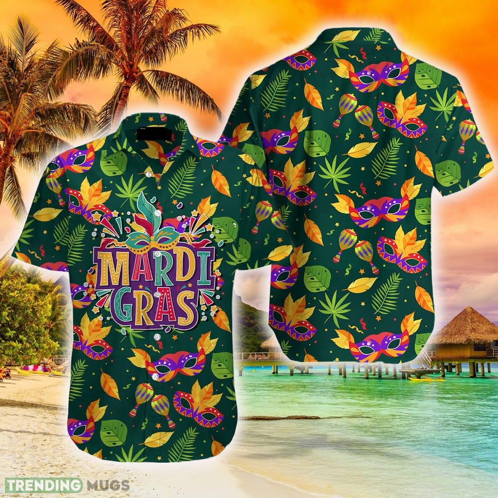 Mardi Gras Mask Pattern Hawaiian Shirt Summer For Men And Women Surf Hawaiian Shirt Mardi Gras Mask Pattern Hawaiian Shirt Summer For Men And Women Surf Hawaiian Shirt