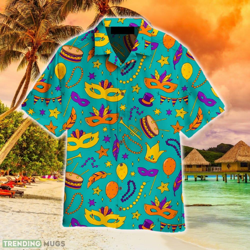 Mardi Gras Mask Pattern Hawaiian Shirt Summer For Men And Women Vacation - Mardi Gras Mask Pattern Hawaiian Shirt Aloha For Men And Women_1 Mardi Gras Mask Pattern Hawaiian Shirt Summer For Men And Women Vacation - Mardi Gras Mask Pattern Hawaiian Shirt Aloha For Men And Women_1